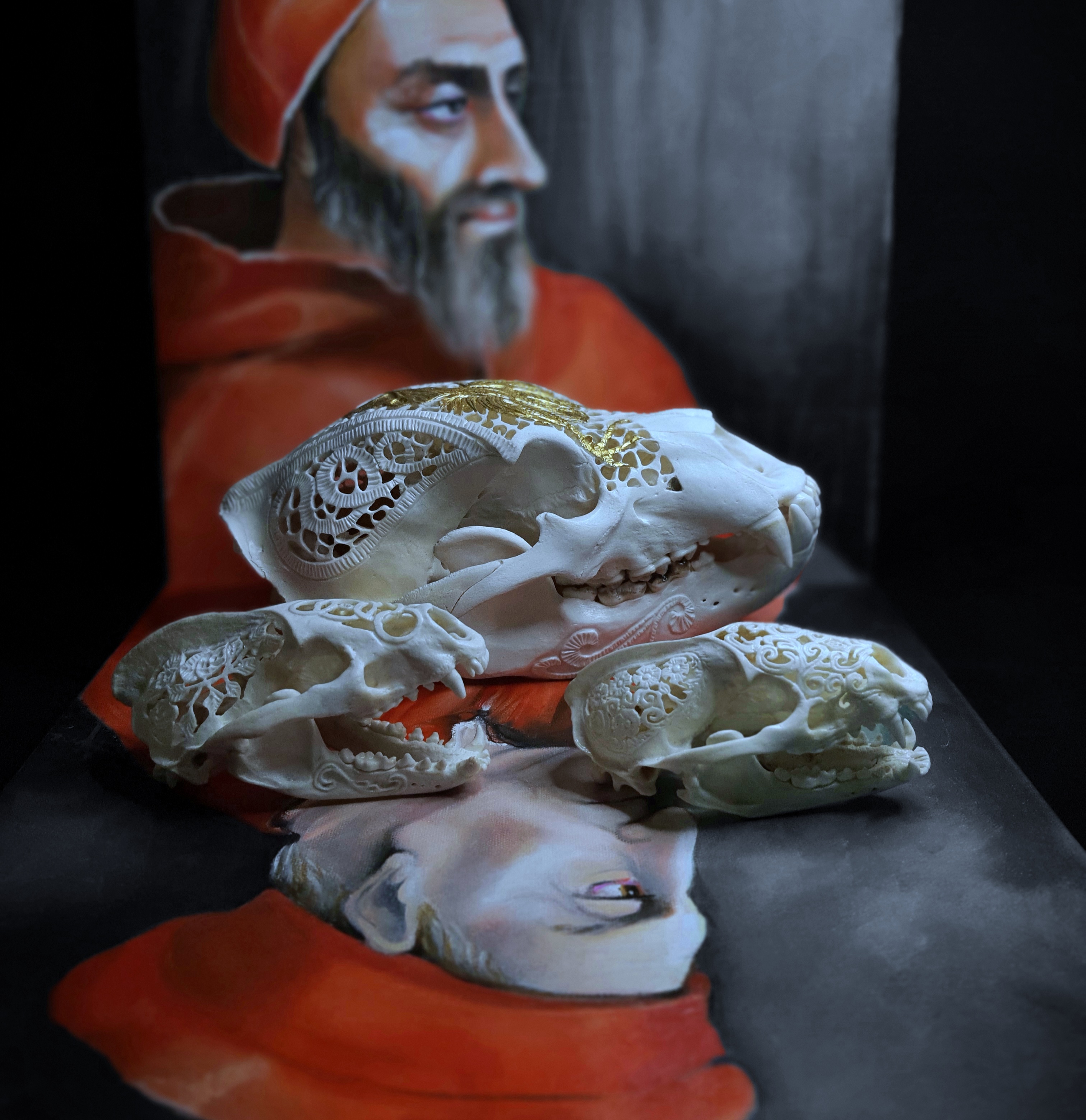 Trofee de vânătoare sculptate - Lucrări artistice Alisa Staneci